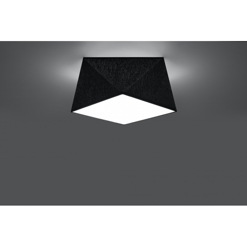 Plafon HEXA 25 czarny