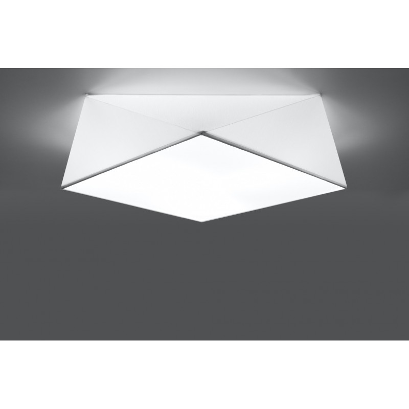 Plafon HEXA 45 biały