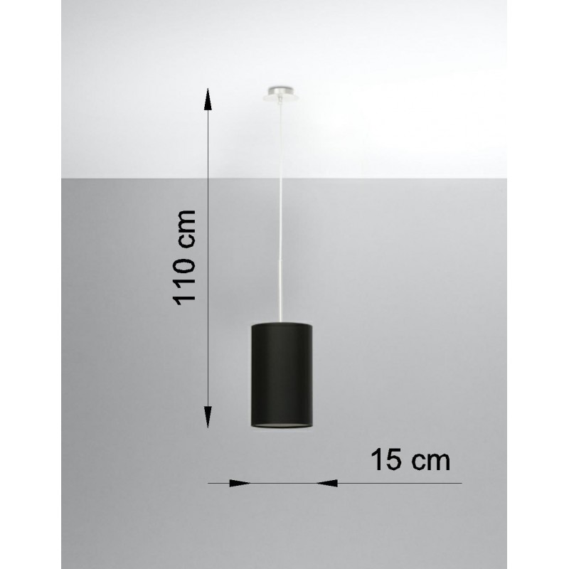 Żyrandol OTTO 15 czarny