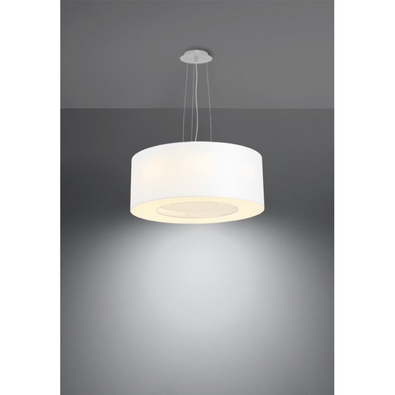 Żyrandol SATURNO 50 biały