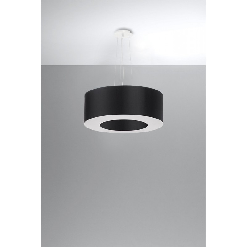 Żyrandol SATURNO 50 czarny