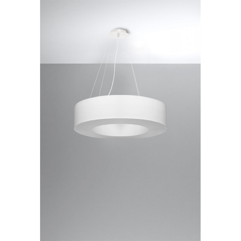 Żyrandol SATURNO 70 biały