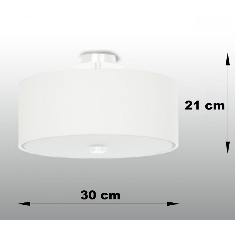 Plafon SKALA 30 biały