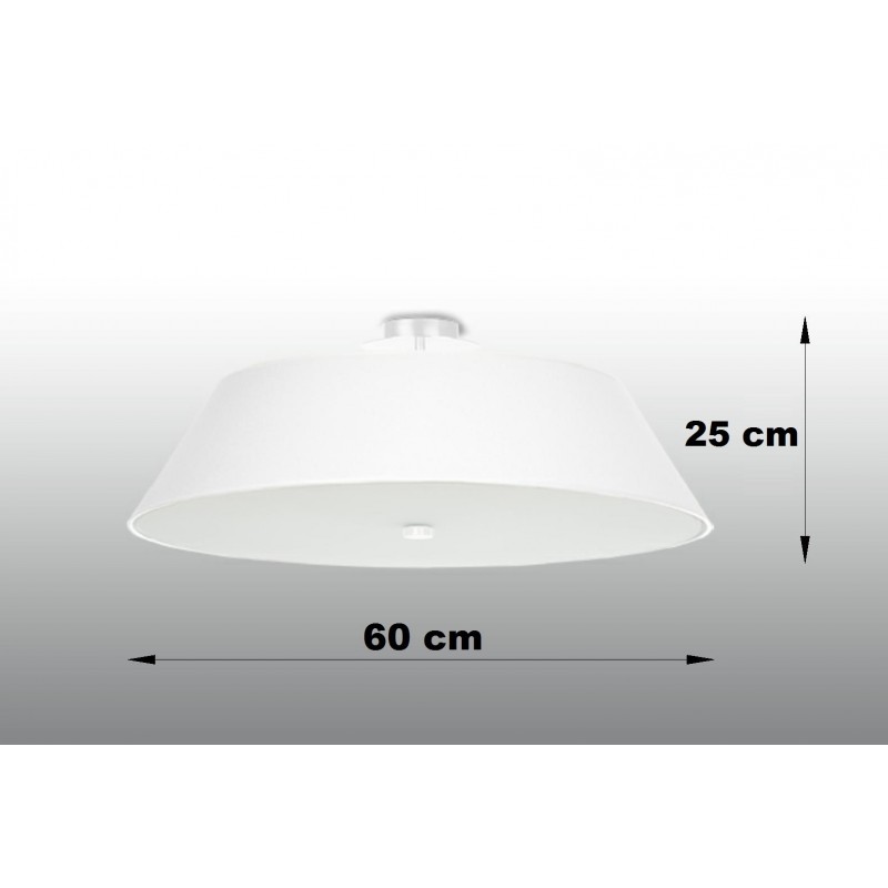 Plafon VEGA 60 biały