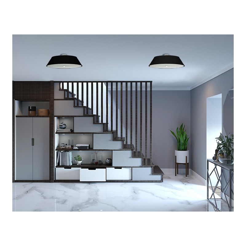 Plafon VEGA 60 czarny