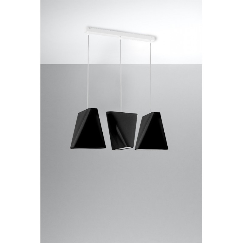 Żyrandol BLUM 3 czarny