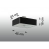 Plafon LOKKO 45 czarny