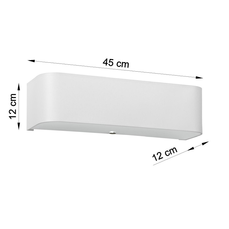 Kinkiet LOKKO biały