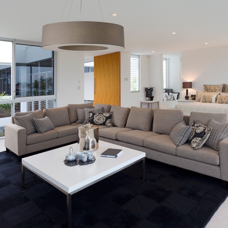 Żyrandol SATURNO SLIM 90 biały