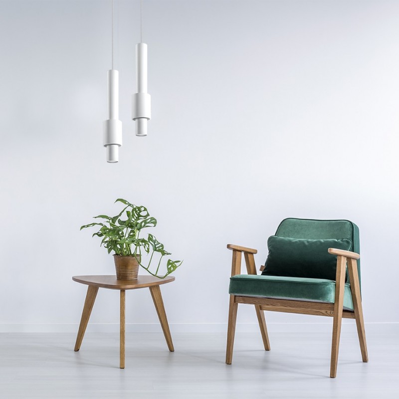 Lampa wisząca SHIRAZ biała