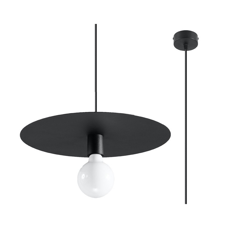 Lampa wisząca FLAVIO czarna