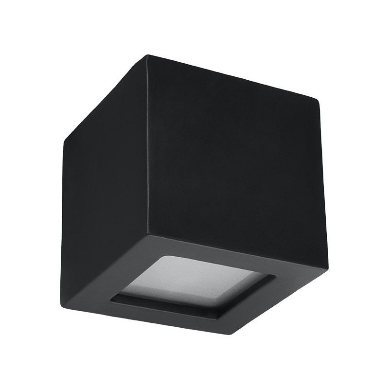 Kinkiet ceramiczny LEO czarny