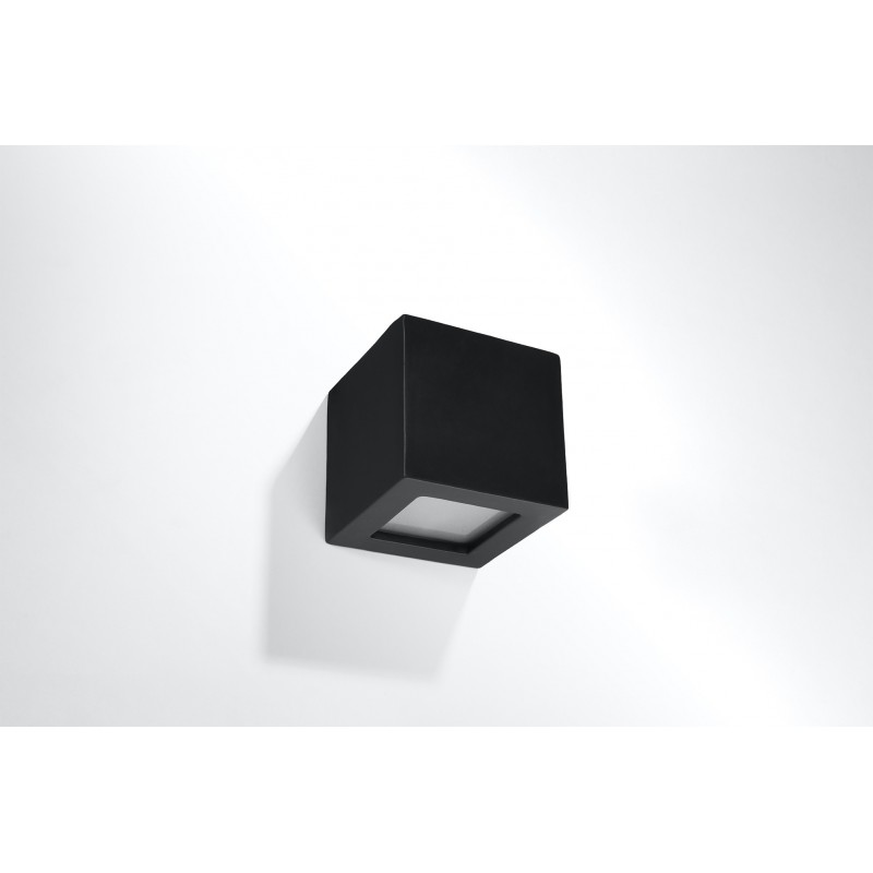 Kinkiet ceramiczny LEO czarny