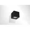 Kinkiet ceramiczny LEO czarny