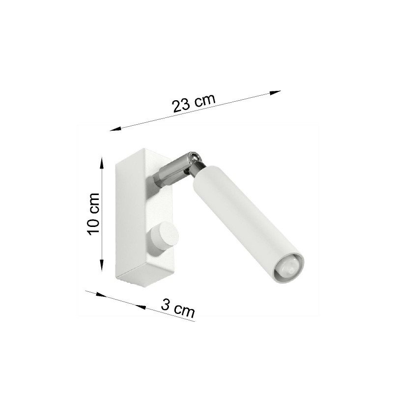 Kinkiet EYETECH 1 biały