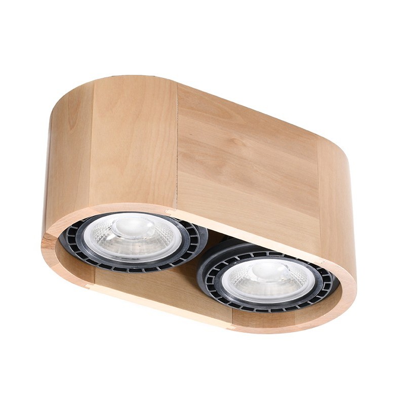 Plafon BASIC 2 naturalne drewno