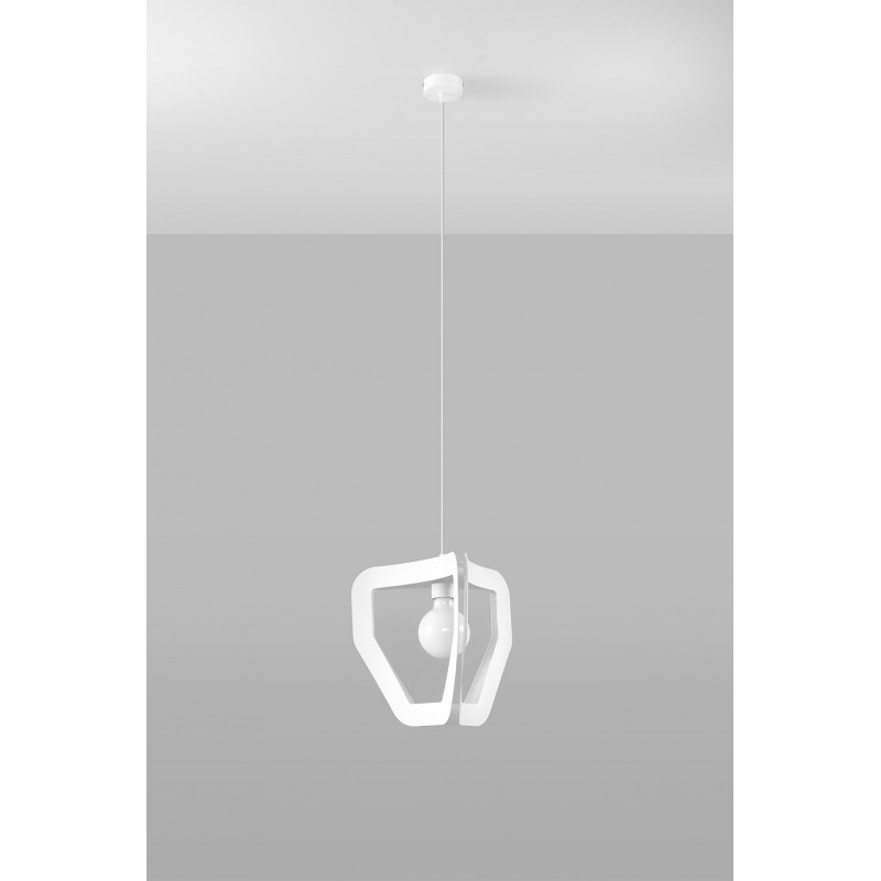 Lampa wisząca TRES biała
