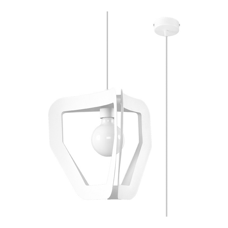 Lampa wisząca TRES biała