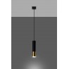 Lampa wisząca LOOPEZ 1 czarny/złoty