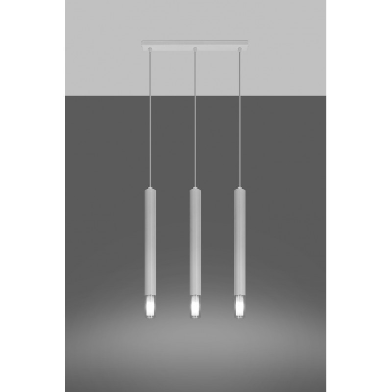 Lampa wisząca WEZYR 3 biała