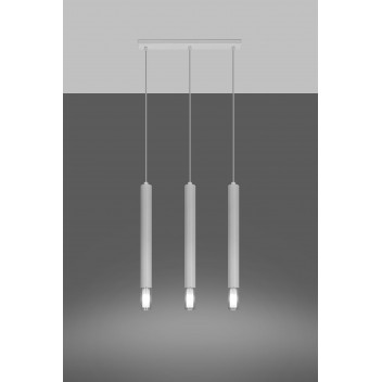 Lampa wisząca WEZYR 3 biała