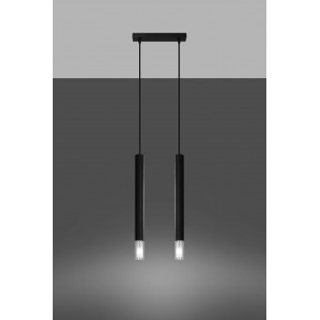 Lampa wisząca WEZYR 2 czarna