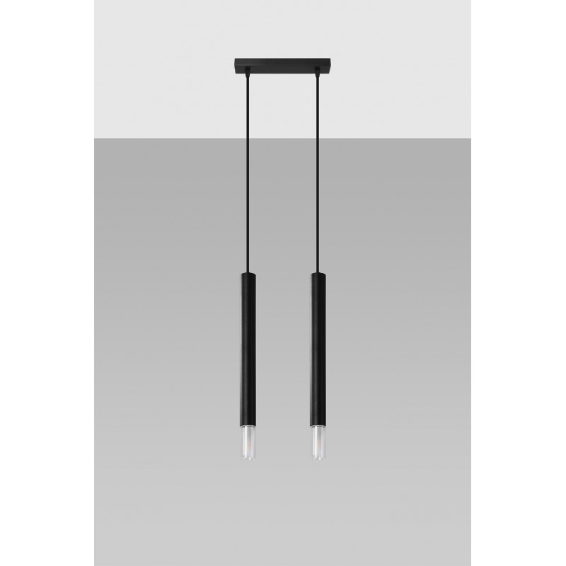 Lampa wisząca WEZYR 2 czarna