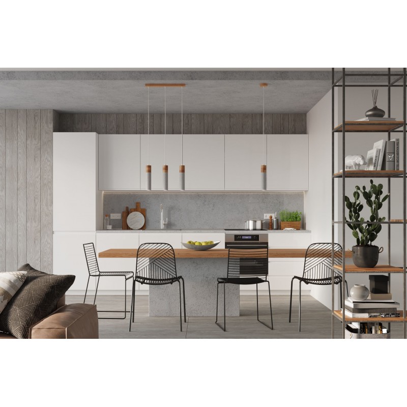 Lampa Wisząca ZANE 1 szara