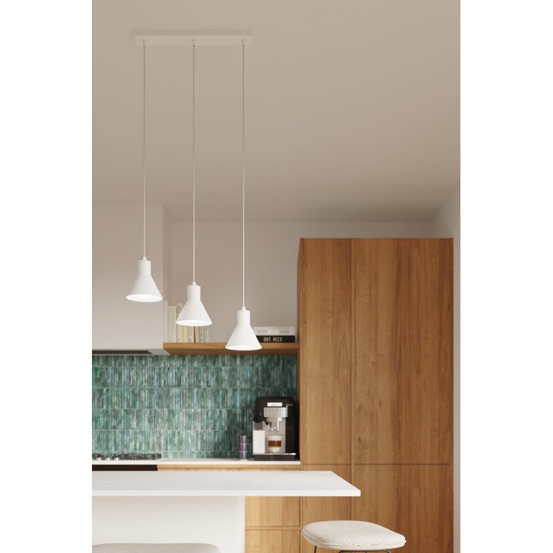 Lampa wisząca TALEJA 3 biała [E27]