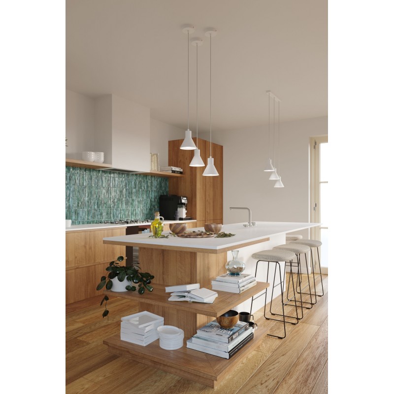 Lampa wisząca TALEJA 3 biała [E27]