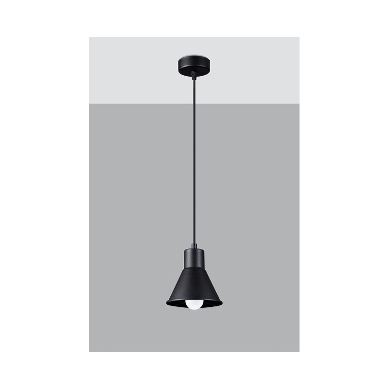 Lampa wisząca TALEJA 1 czarna [E27]