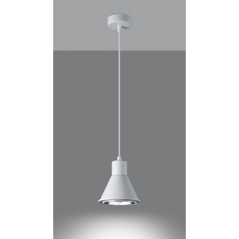 Lampa wisząca TAZILA 1 biała [AR111]