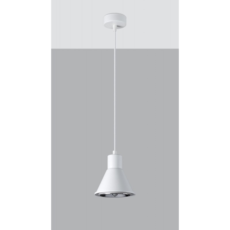 Lampa wisząca TAZILA 1 biała [AR111]
