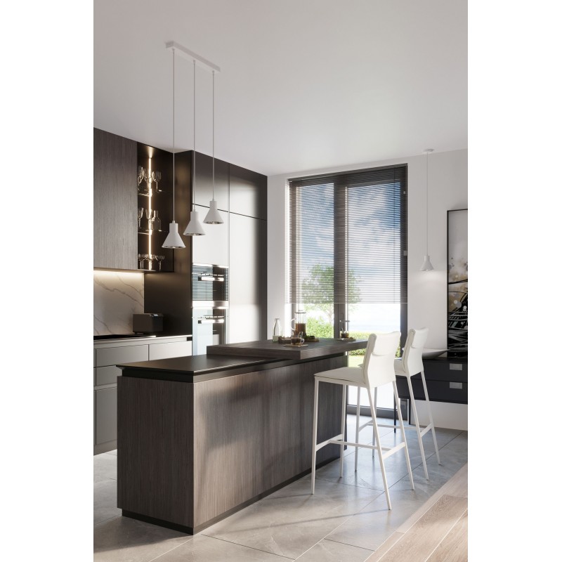 Lampa wisząca TAZILA 1 biała [AR111]