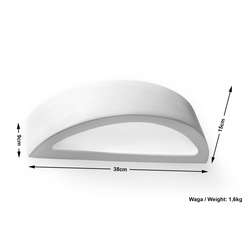 Kinkiet Ceramiczny ATENA