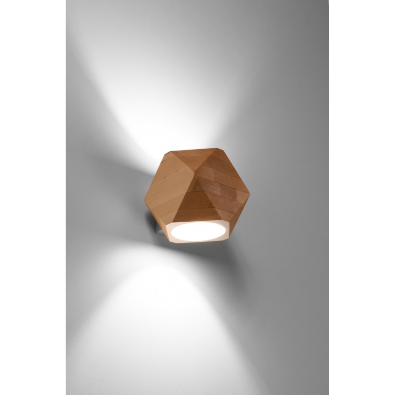 Kinkiet WOODY naturalne drewno