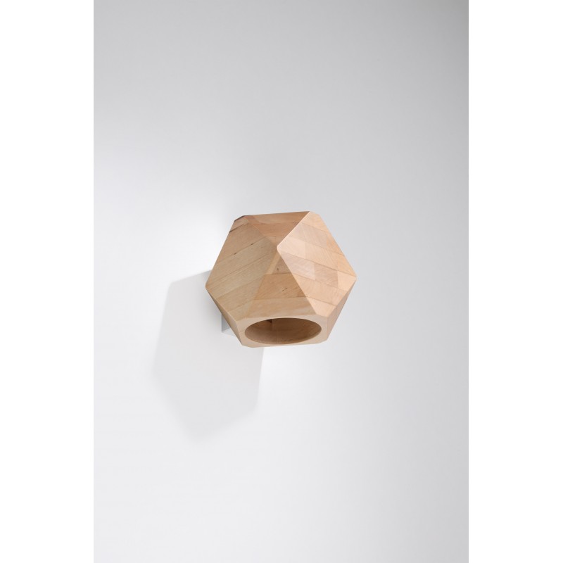 Kinkiet WOODY naturalne drewno