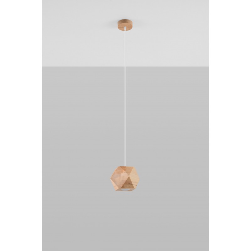 Lampa wisząca WOODY naturalne drewno