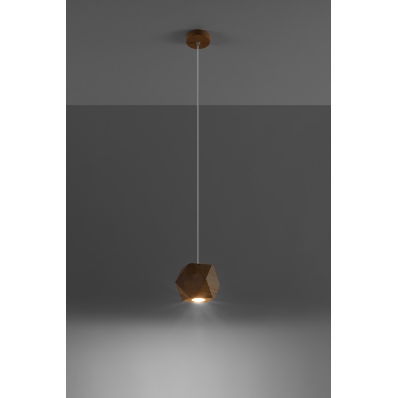 Lampa wisząca WOODY naturalne drewno