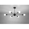Żyrandol LANGO 6 czarny