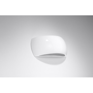 Kinkiet lakierowany PONTIUS biały połysk