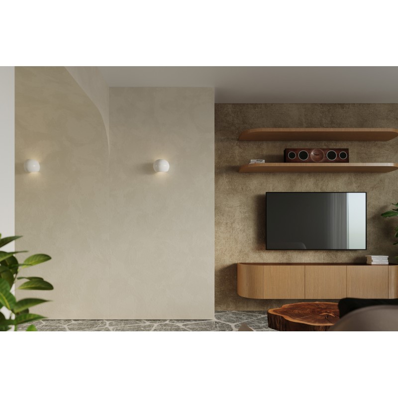 Kinkiet lakierowany GLOBE biały połysk