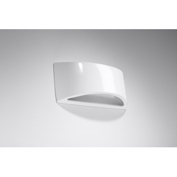 Kinkiet lakierowany VIXEN biały połysk