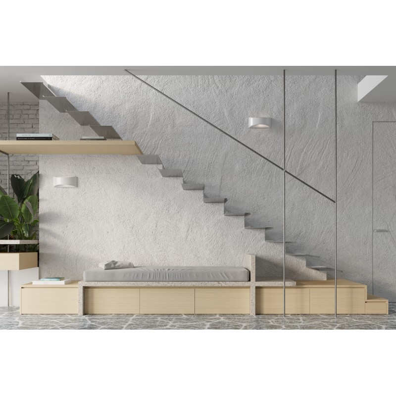 Kinkiet lakierowany VIXEN biały połysk