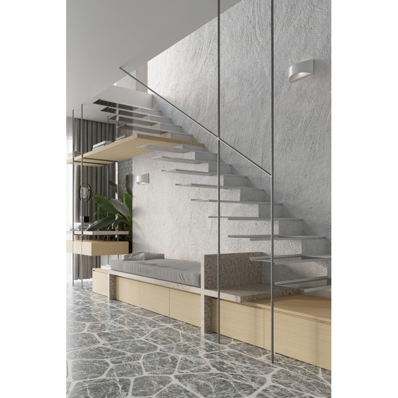 Kinkiet lakierowany VIXEN biały połysk