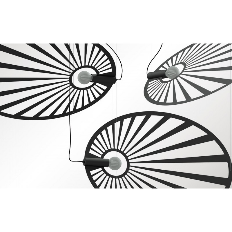 Lampa wisząca LEHDET czarna