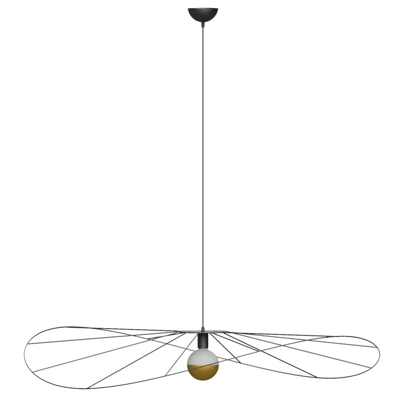 Lampa wisząca ESKOLA 140 czarna