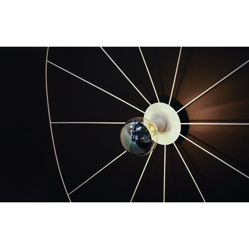 Kinkiet / Plafon ESKOLA 70 czarny