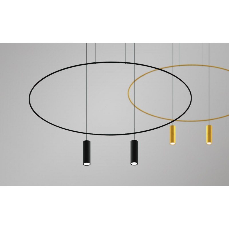 Lampa wisząca HOLAR 2 czarna