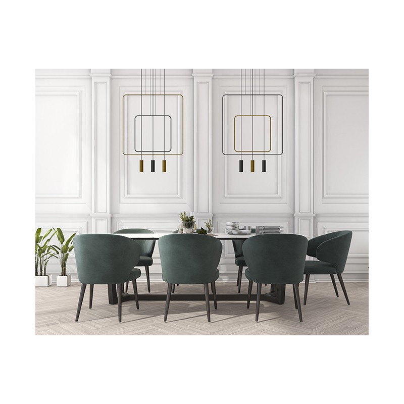 Lampa wisząca RANA 1 czarna